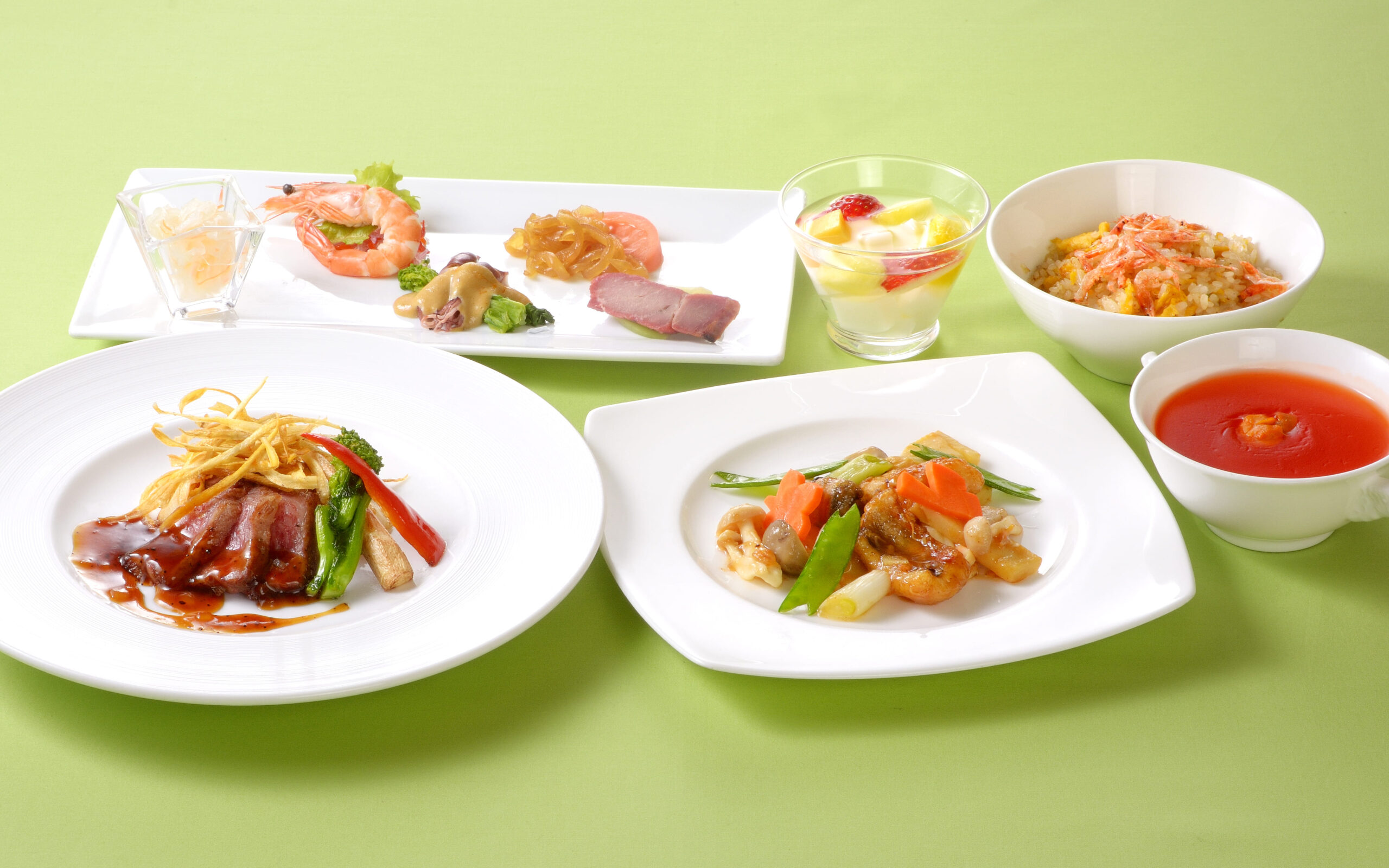 【3月限定】おすすめディナーコース「百福席」