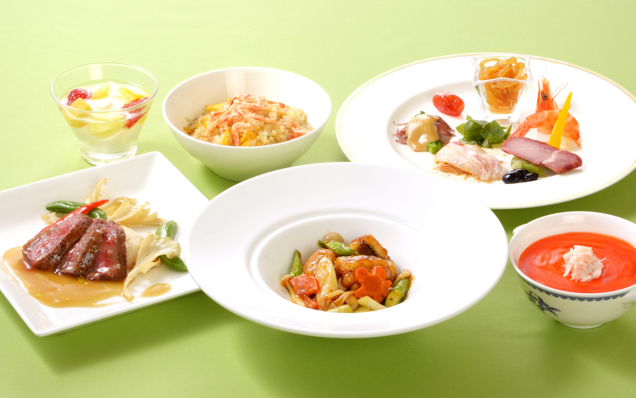 【4月限定】おすすめディナーコース「百福席」